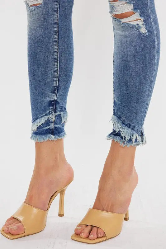 Mid Rise Ankle Skinny Jeans - Panther®