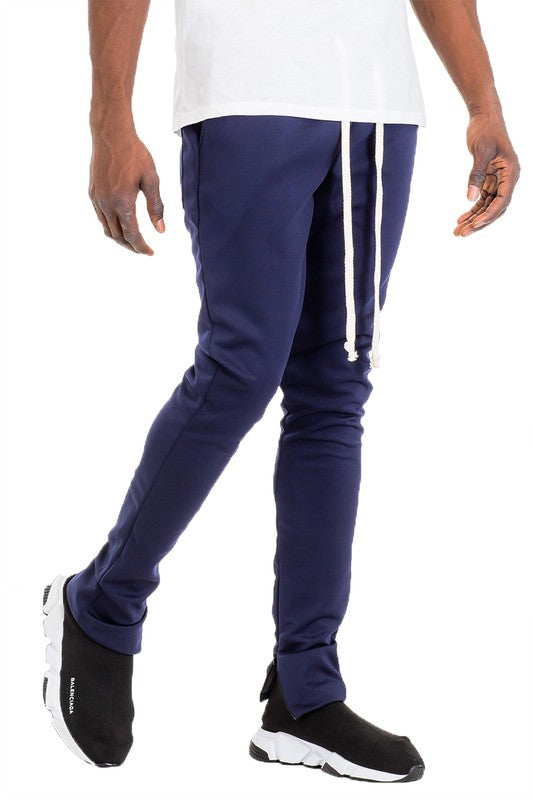 SOLID COLOR PLAIN BASIC TRACK PANTS - Panther®