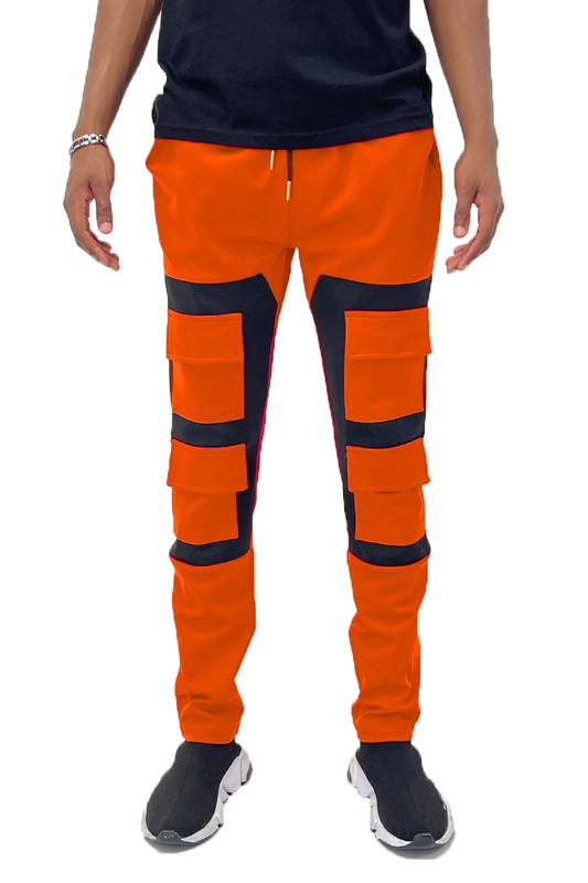 COLOR BLOCK CARGO TRACK PANT - Panther®