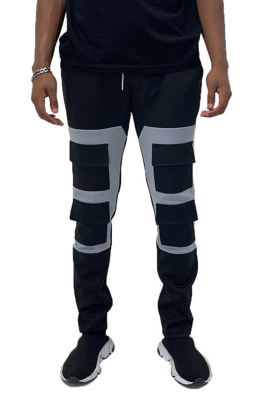 COLOR BLOCK CARGO TRACK PANT - Panther®