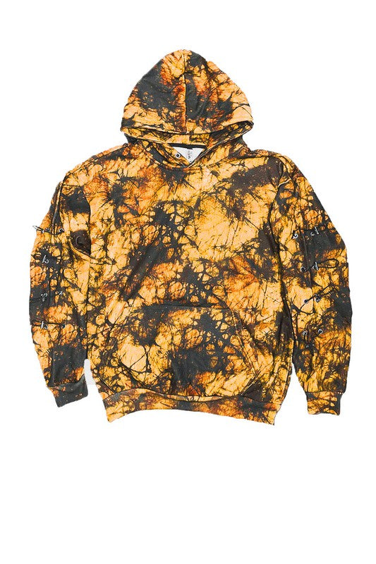 TYE DYE SLEEVE TOGGLE HOODIE AND SWEAT SET - Panther®