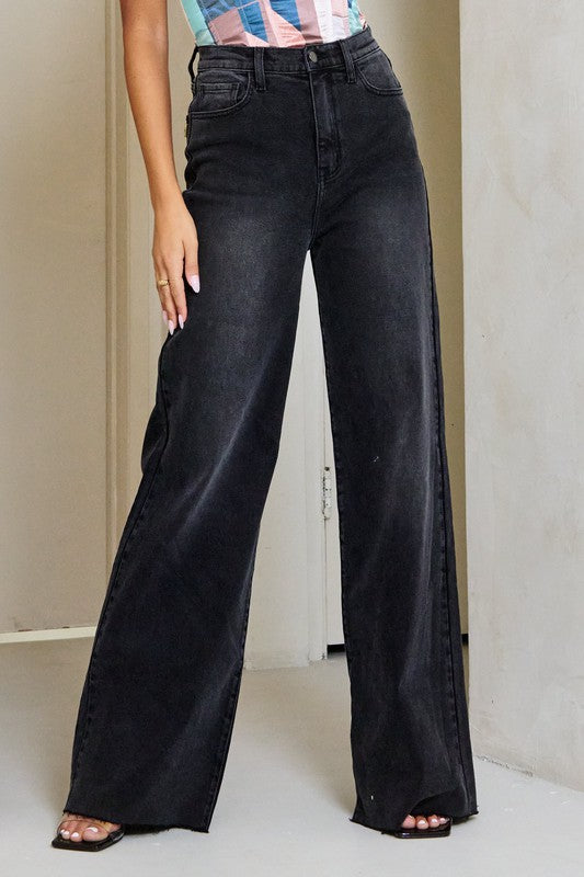 HIGH WAISTED WIDE LEG JEANS - Panther®