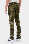 CAMO MULTI CARGO SLIM STRAIGHT PANTS - Panther®