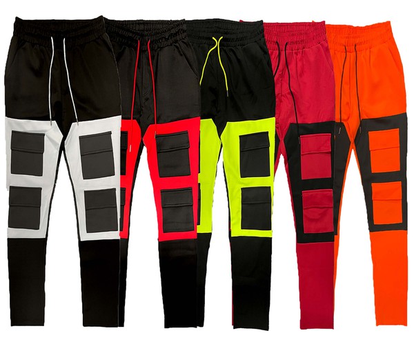 COLOR BLOCK CARGO TRACK PANT - Panther®