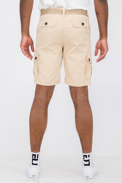 Weiv Mens Belted Cargo Shorts with Belt - Panther®