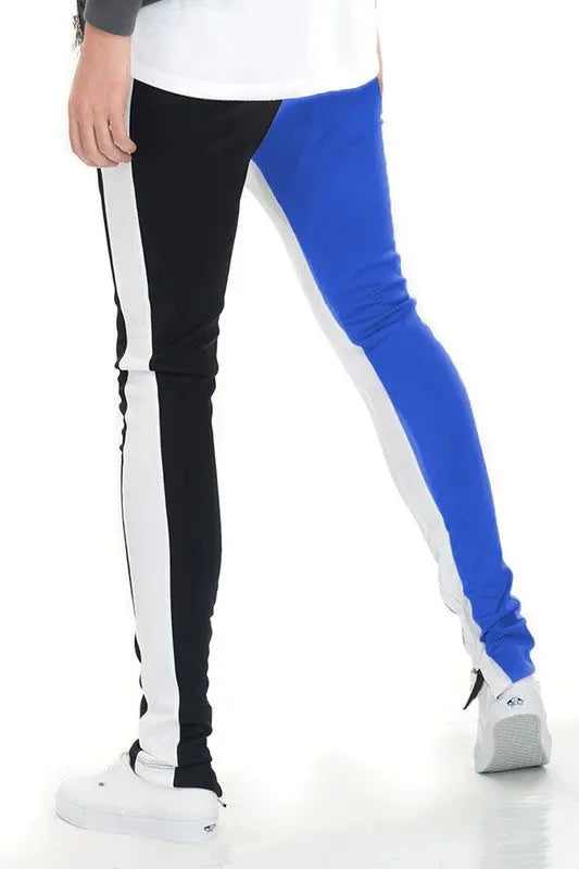 TWO TONE COLOR BLOCK TRACK PANT JOGGER - Image #10