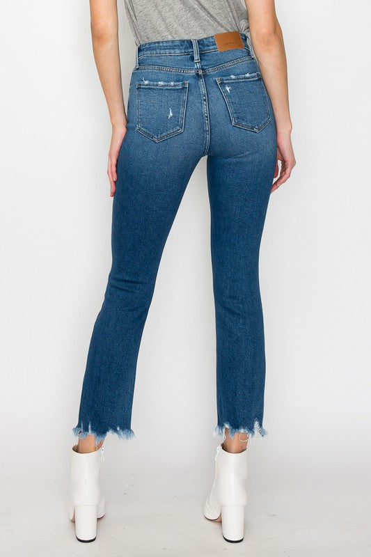 HIGH RISE SLIM STRAIGHT JEANS - Panther®