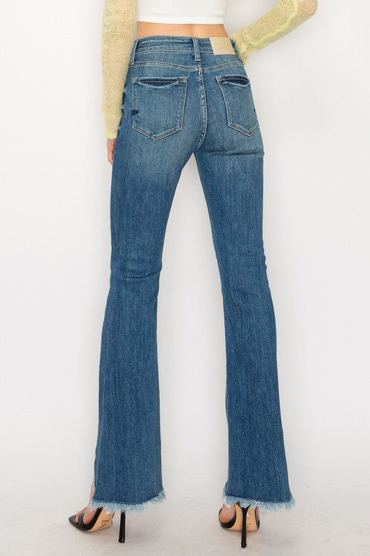 HIGH  RISE BOOT CUT JEANS - Panther®