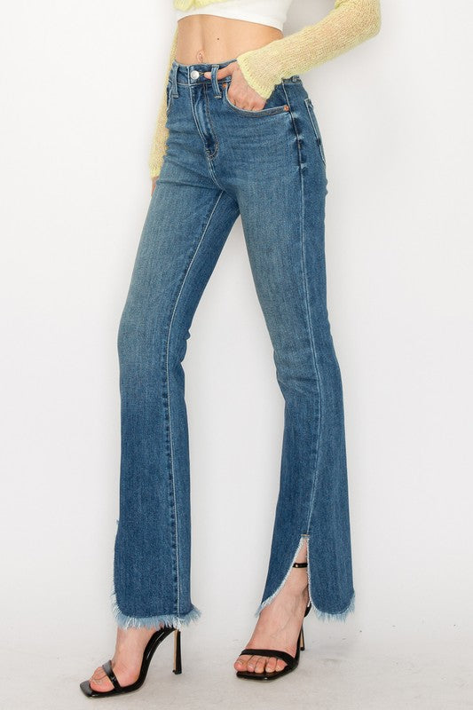 HIGH  RISE BOOT CUT JEANS - Panther®