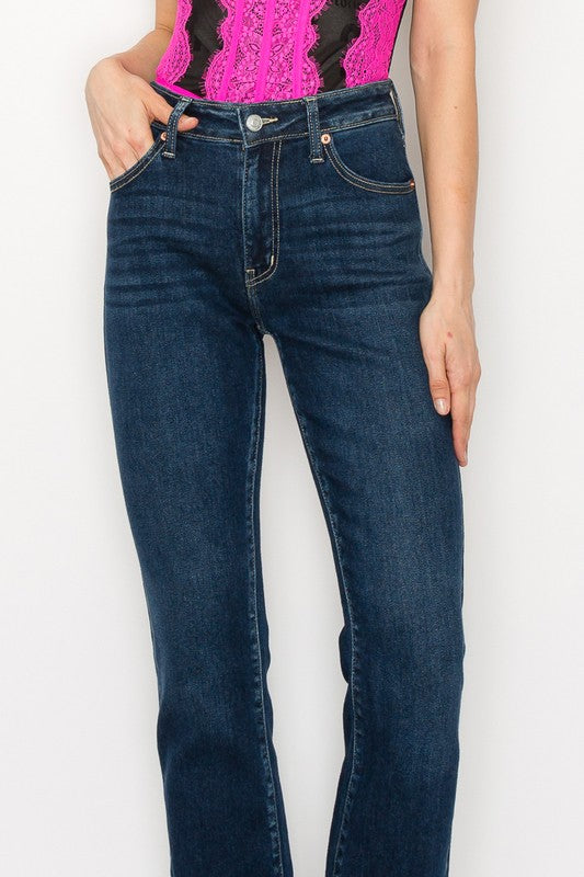 PLUS SIZE - HIGH RISE SKINNY BOOTCUT JEANS - Panther®