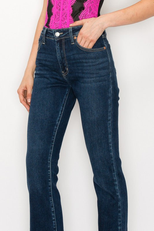 PLUS SIZE - HIGH RISE SKINNY BOOTCUT JEANS - Panther®