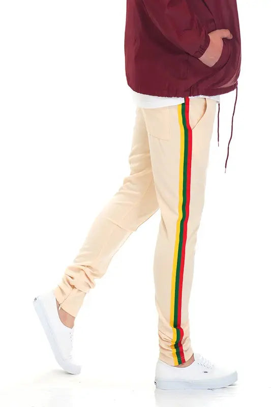 RASTA TAPED TRACK PANTS - Image #4