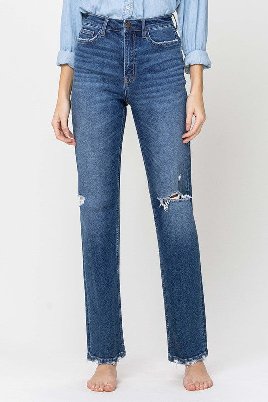 Super High Rise Straight Leg Jeans - Panther®