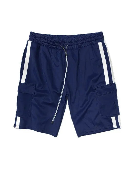 Two Stripe Cargo Pouch Shorts - Image #7