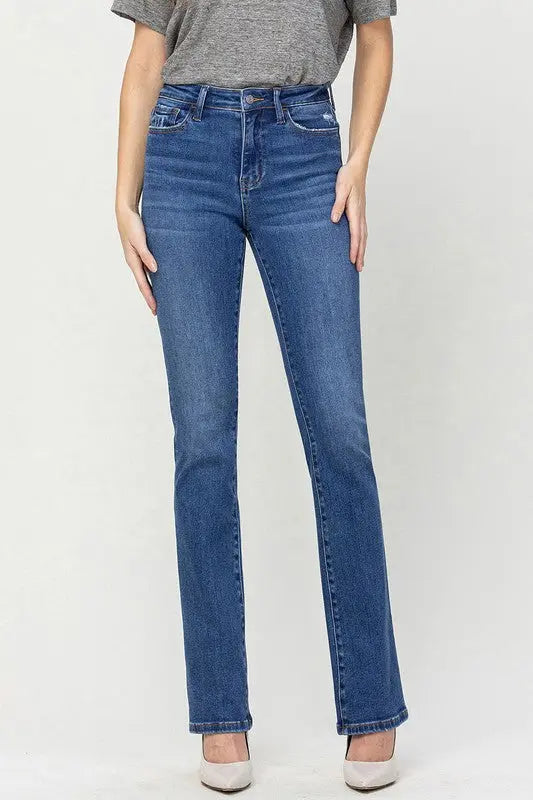 High Rise Bootcut Jeans - Image #3