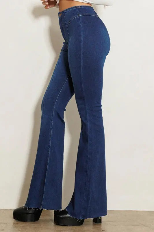 High Waisted Flare Jean - Image #5