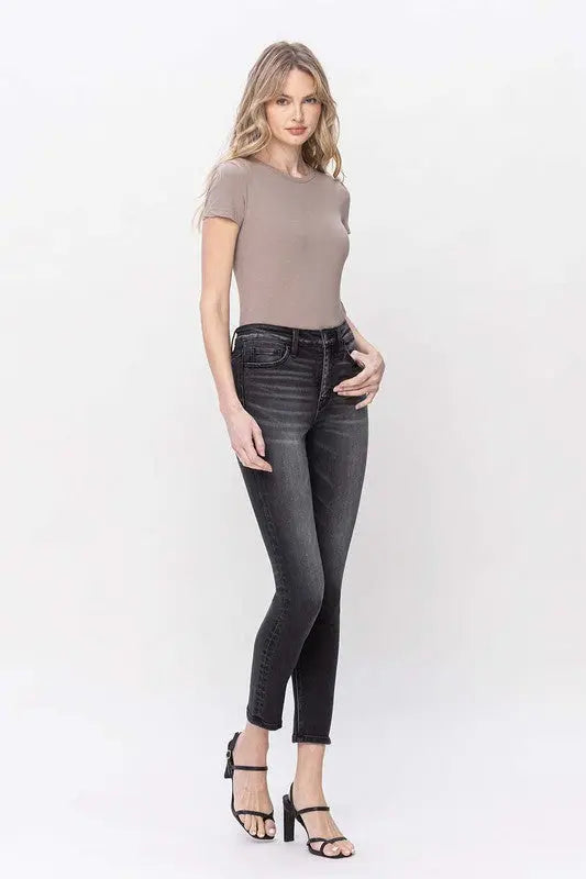 High Rise Skinny Jeans - Image #7