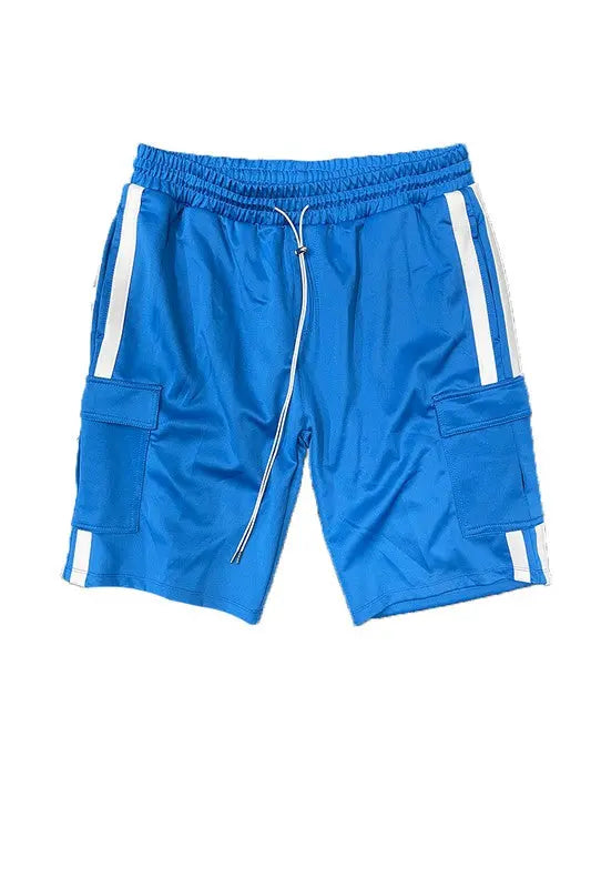 Two Stripe Cargo Pouch Shorts - Image #6