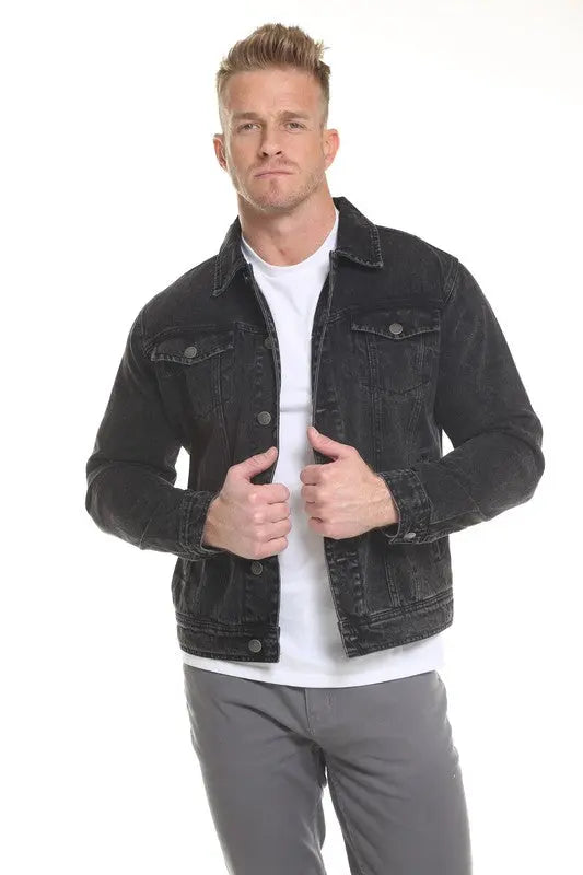 Men's Denim Jacket - Image #4