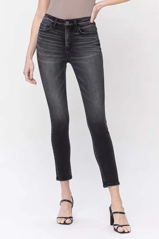 High Rise Skinny Jeans - Image #8