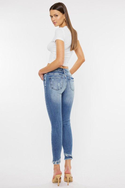 Mid Rise Ankle Skinny Jeans - Panther®