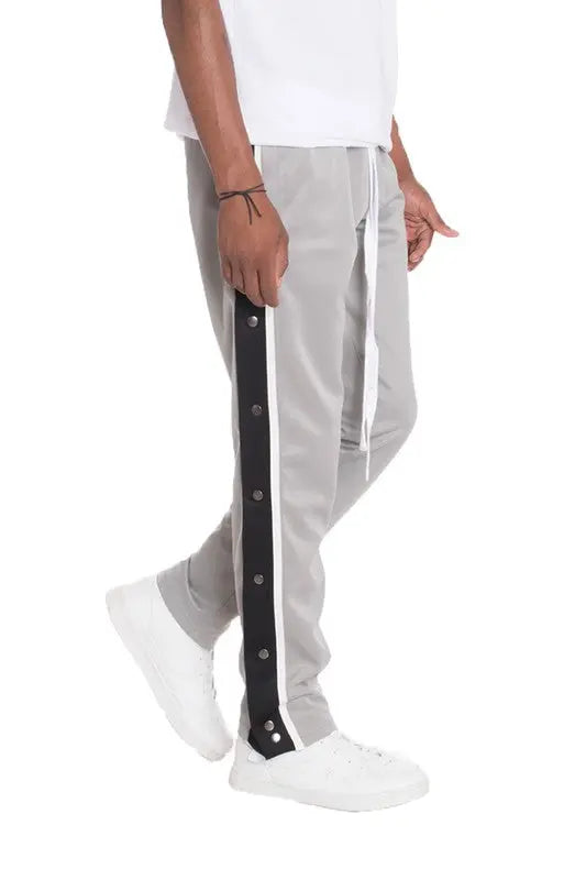 Snap Button Track Pants - Image #1