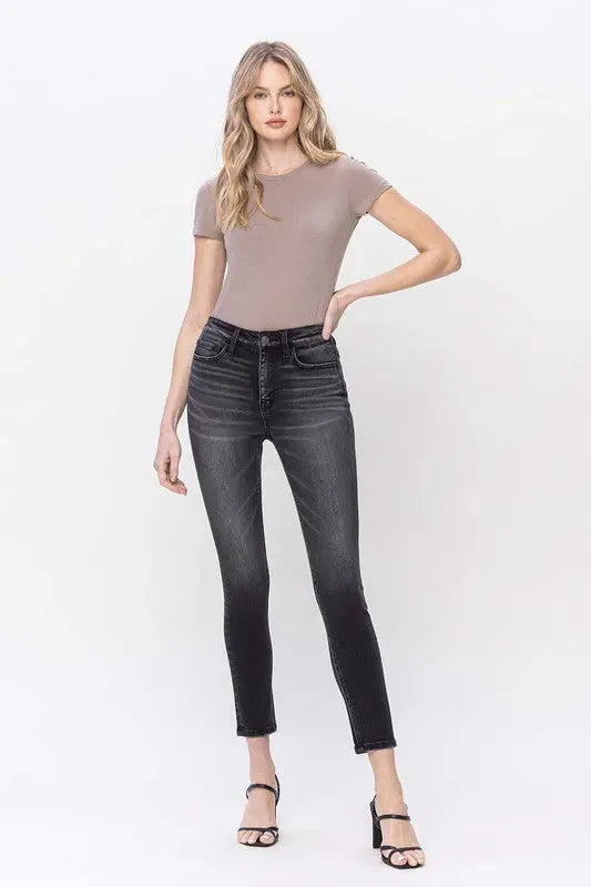 High Rise Skinny Jeans - Image #1