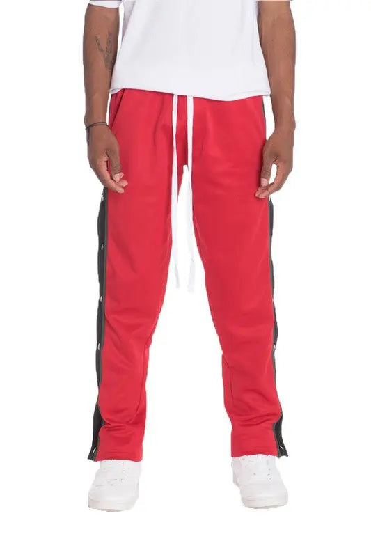 Snap Button Track Pants - Image #3