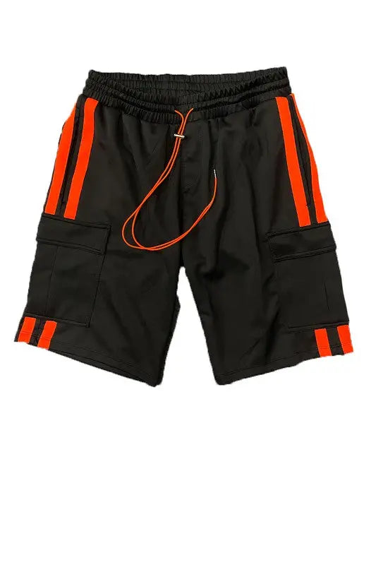 Two Stripe Cargo Pouch Shorts - Image #8