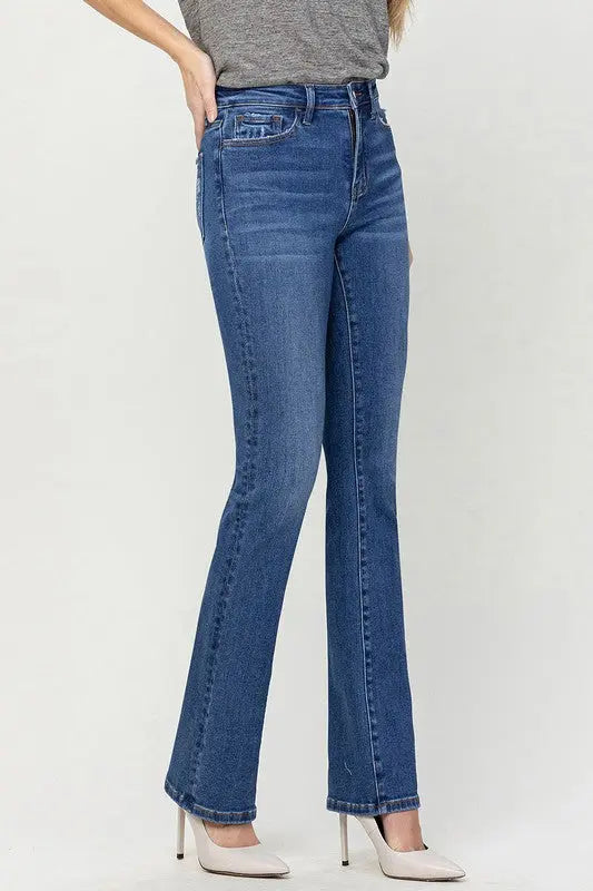 High Rise Bootcut Jeans - Image #4