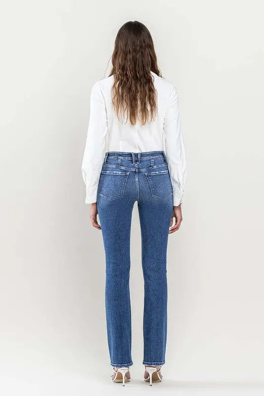 Low Rise Slim Bootcut Jeans - Image #9