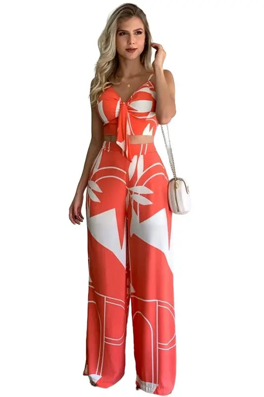 SEXY SUMMER TWO PIECE PANT SET - Image #1