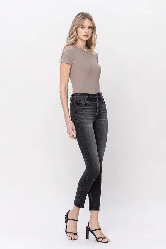 High Rise Skinny Jeans - Image #2