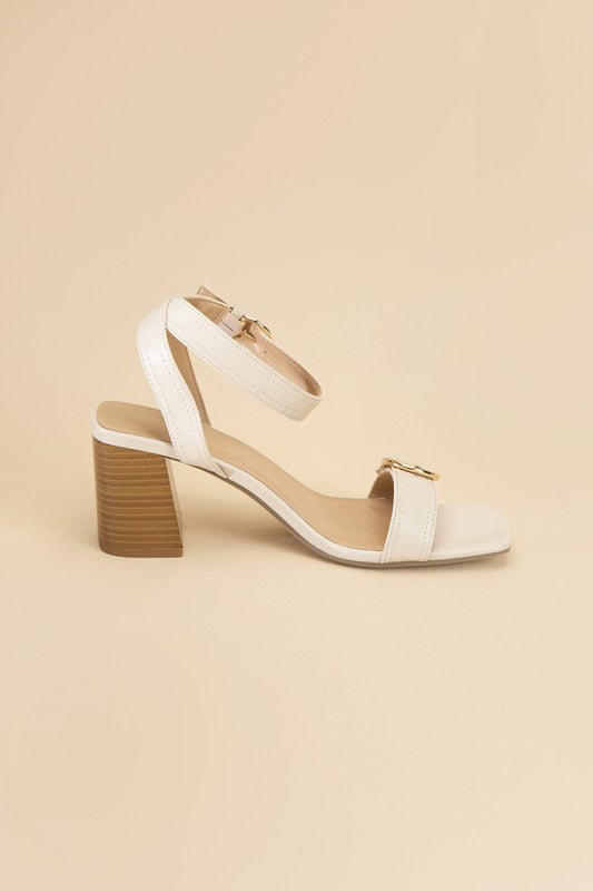 TREATY-S Buckle Sandal Heel