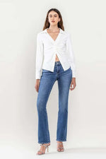 Low Rise Slim Bootcut Jeans - Image #4