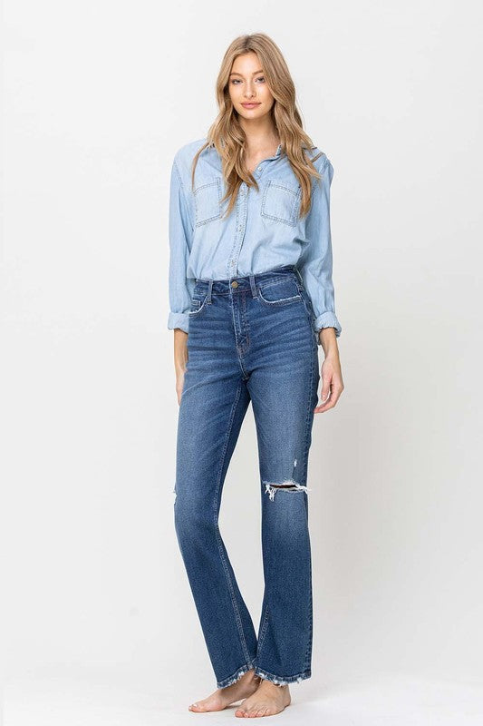 Super High Rise Straight Leg Jeans - Panther®