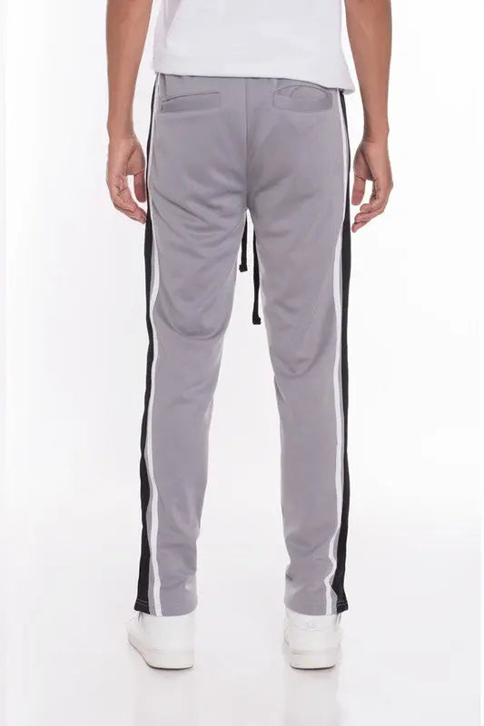 STRIPES TRICOT TAPERED PANTS - Image #7