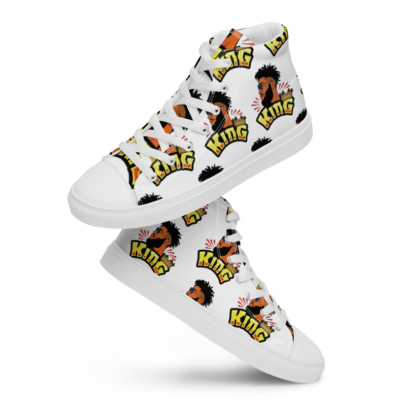 Men’s high top canvas shoes