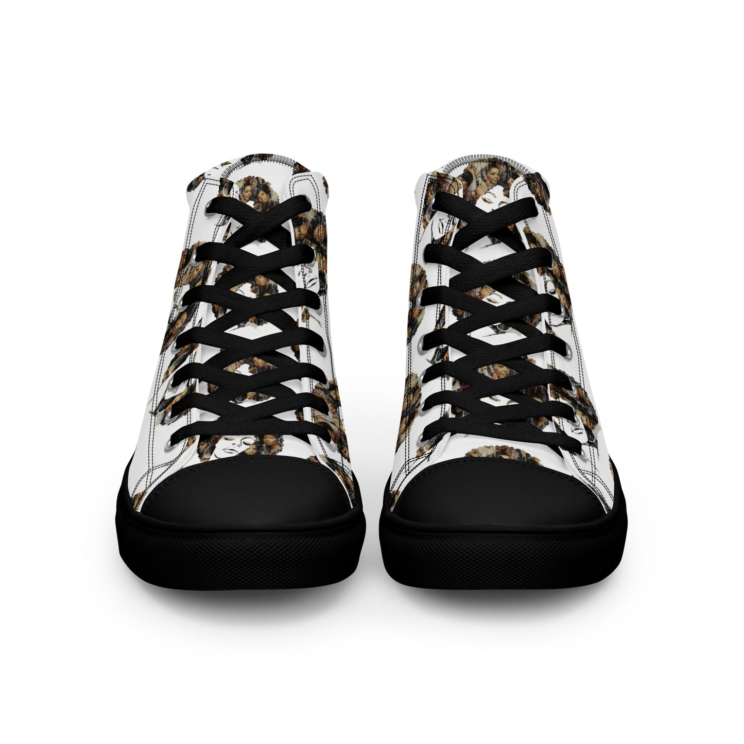 Women’s high top canvas shoes