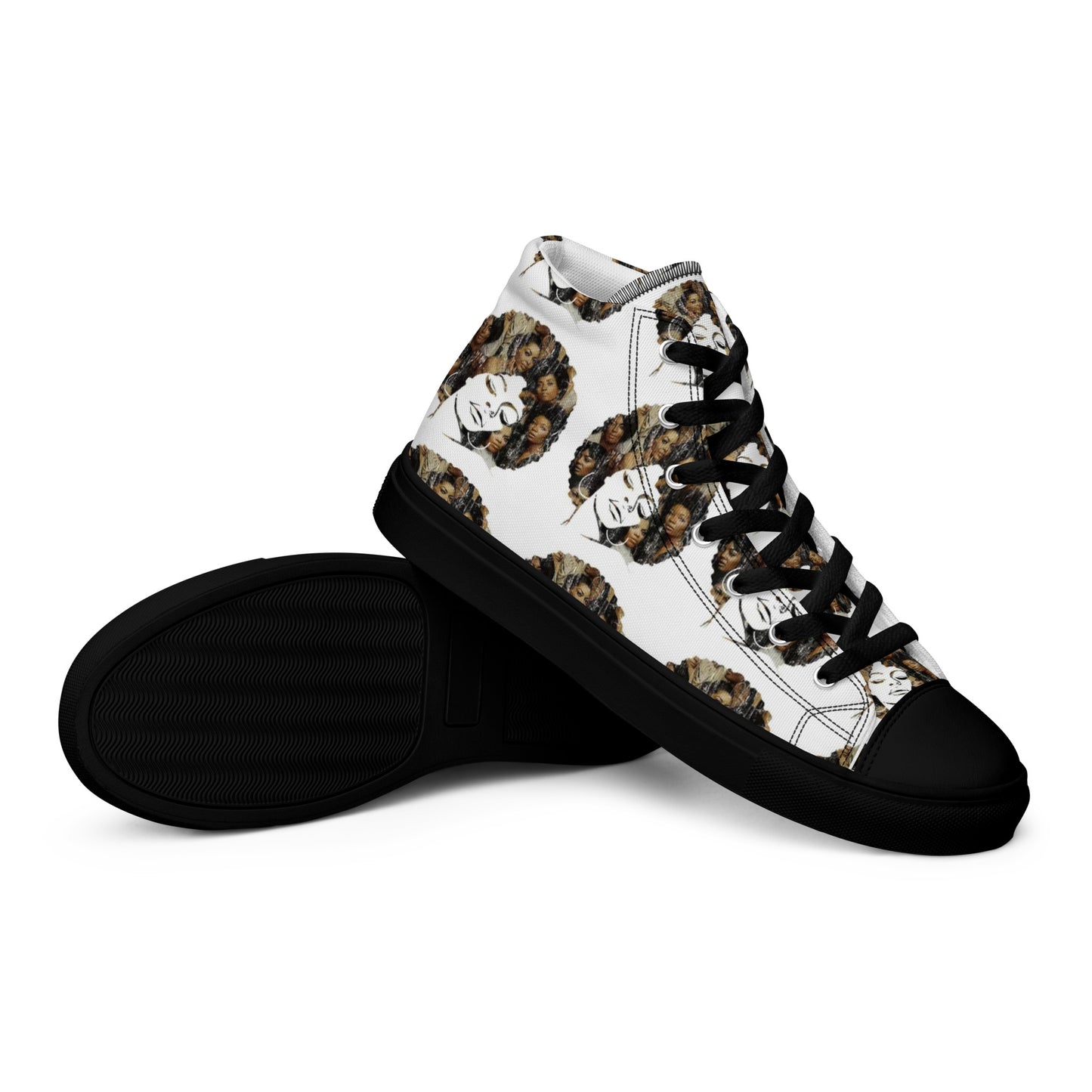 Women’s high top canvas shoes