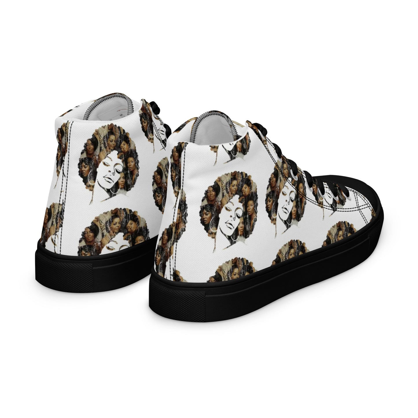 Women’s high top canvas shoes