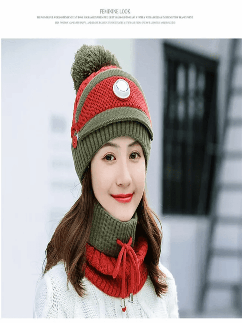 Women 3pcs Winter Hat  Set For The Cold Weather - Panther®