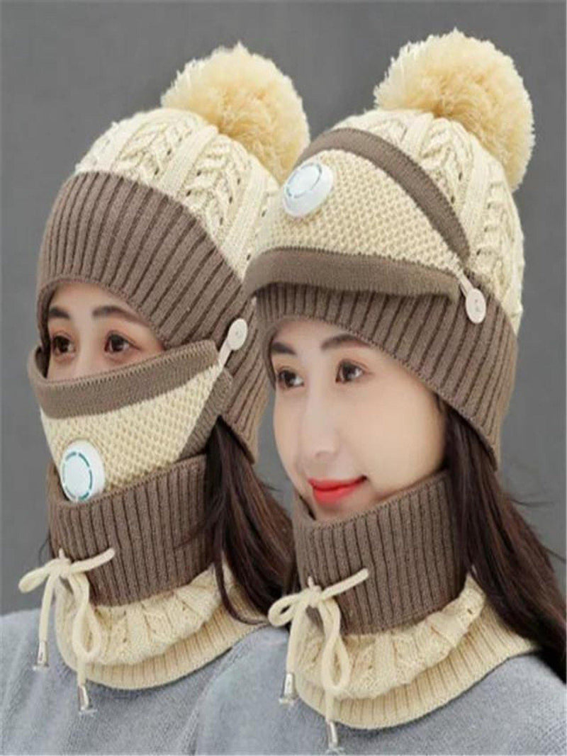 Women 3pcs Winter Hat  Set For The Cold Weather - Panther®