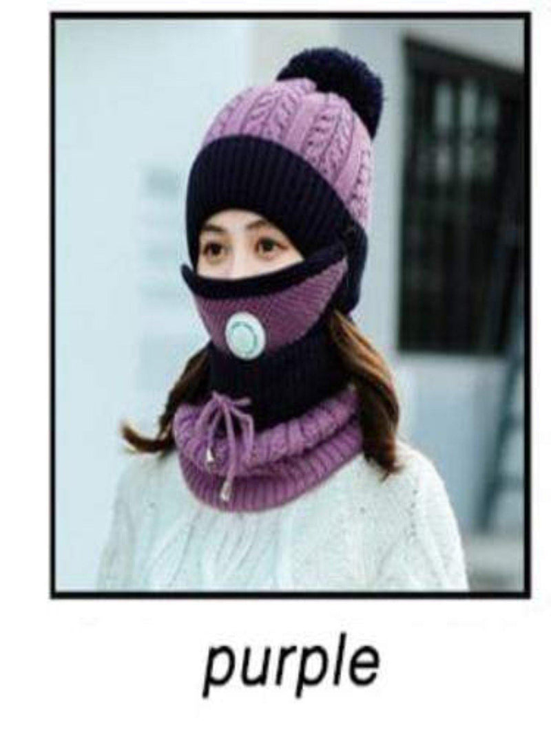 Women 3pcs Winter Hat  Set For The Cold Weather - Panther®