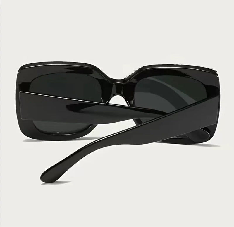 Special Design Color With Crystals Big Frame Rhinestone Bling Trendy Fashionable Sunglasses - Panther®