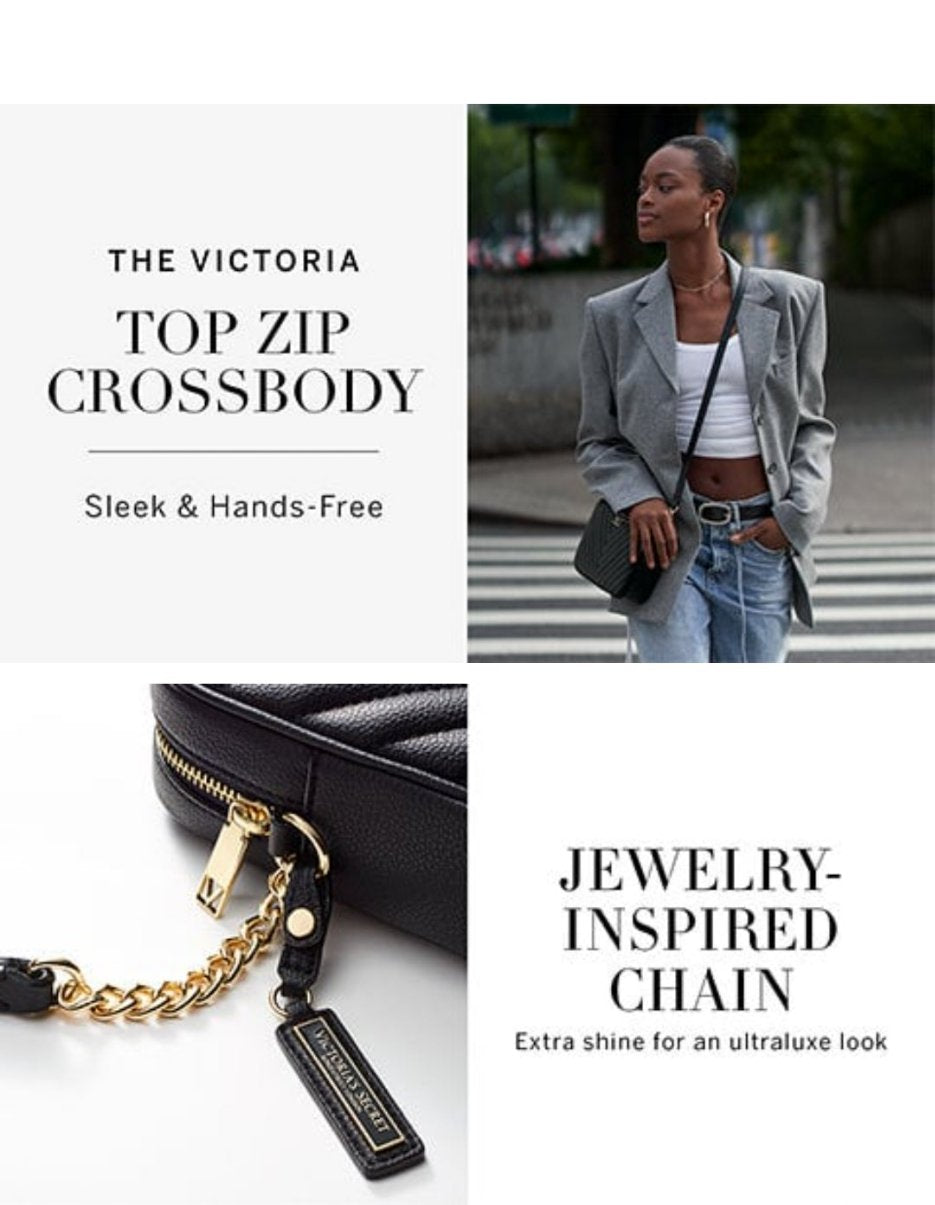 The Victoria Top-Zip Crossbody
