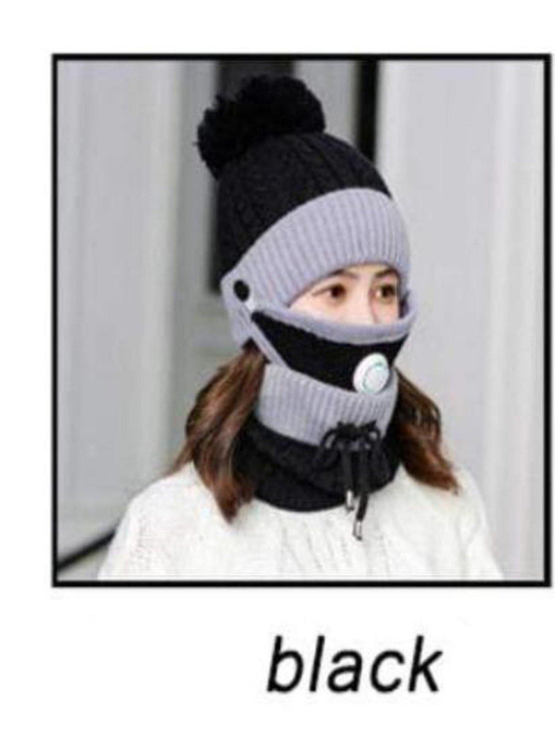 Women 3pcs Winter Hat  Set For The Cold Weather - Panther®