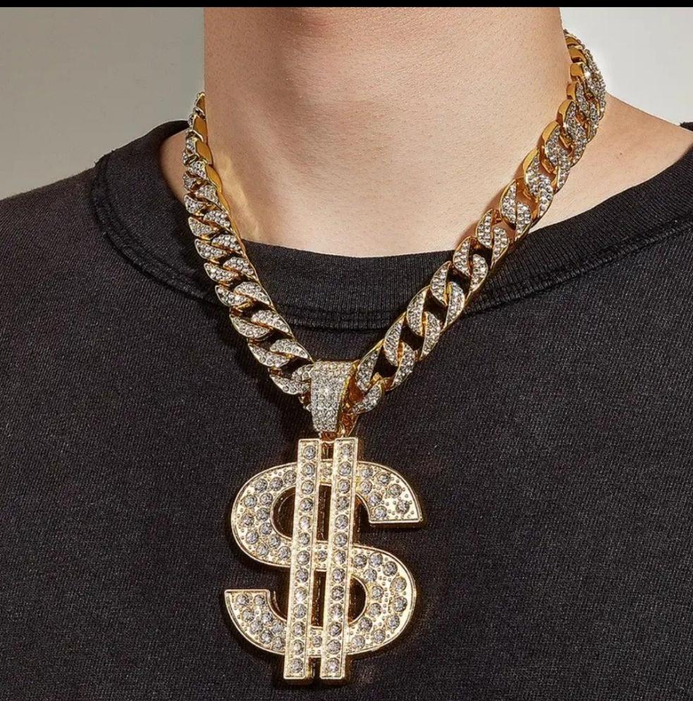Big Dollar Pendant + Cuban Chain - Panther®