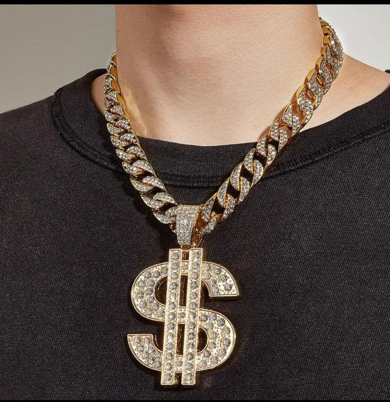 Big Dollar Pendant + Cuban Chain - Panther®