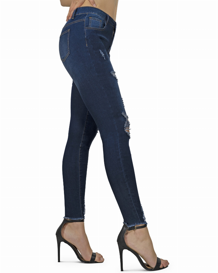 Arden Distressed Skinny Jeans - Panther®